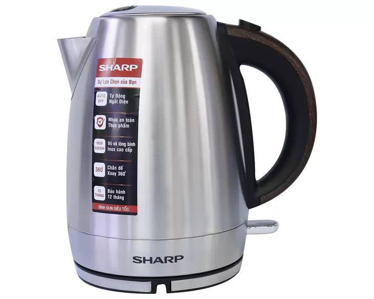 Bình đun siêu tốc Sharp 1.7 lít EKJ-17EVSD-WD
