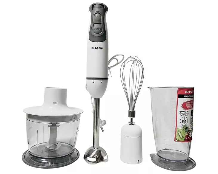 Máy xay sinh tố cầm tay Sharp EM-H076SV-WH
