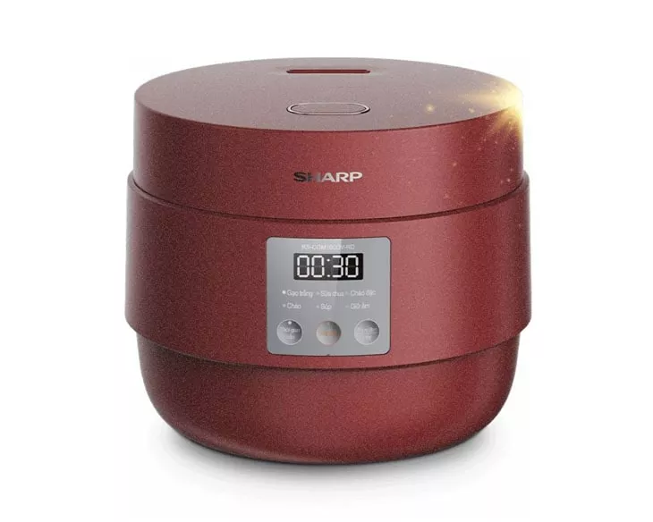 Nồi cơm điện tử Sharp 1 lít KS-COM100DV-RD