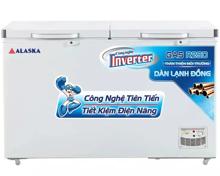 Tủ Đông Alaska Inverter 419 lít HB 550CI